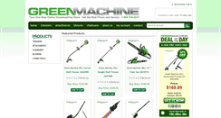 Desktop Screenshot of greenmachinestore.com